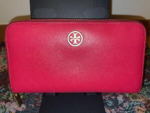 TORY BURCH トリーバーチ 長財布 ロビンソン ピンク系 レザー