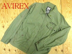 ★AVIREX アヴィレックス★メンズ 6112022 ステンシルプリント ミリタリージャケット★R60616009A