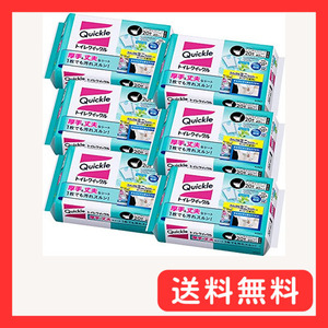 【まとめ買い】クイックル トイレクイックル つめかえ用 大容量 ミント 20枚入 × 6個 99%除菌 24時間抗菌