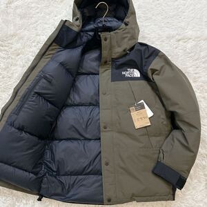 新品 未使用 THE NORTH FACE ノースフェイス マウンテン ダウンジャケット ゴアテックス GORE TEX タグ付き アウター ND92237 ニュートープ