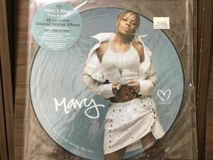 10枚落札で送料無料 // Mary J. Blige / Love & Life プロモオンリー　ピクチャーレコード おまけ付き