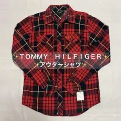 【トミーヒルフィガー】Tommyボタンダウンシャツ ネルシャツ アウター