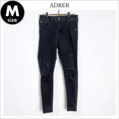 アドラー ★ ダメージ加工 ストレッチ スキニー デニム パンツ ADRER