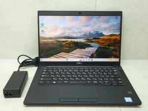 ☆1円☆第8世代☆DELL☆LATITUDE7390☆Core i5 1.60GHz/8GB/SSD256GB/高解像度/タッチ/無線/Bluetooth/WAN/カメラ/Office/Windows 11 Pro☆