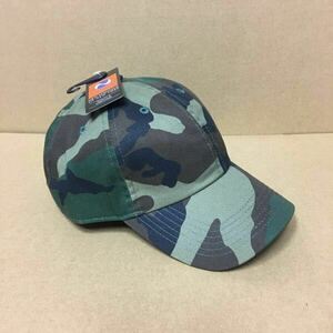 NEWHATTAN ウッドランドカモ キャップ 迷彩 グリーン WOODLAND CAMO カモフラ ニューハッタン ロータイプ ツイルコットン 帽子