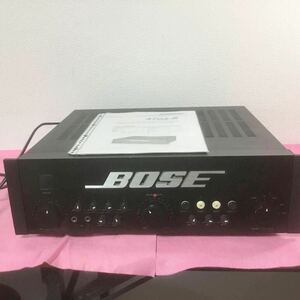 Z-711 BOSE プリメインアンプ 4702-Ⅲ サイズは画像を参考に ★動作確認済み、説明書有り、左側面に小さな凹み有り