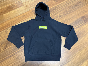 極美品 Supreme Box Logo Hooded Sweatshirt Black シュプリーム ボックスロゴ スエットシャツ パーカー ブラック 17FW Mサイズ