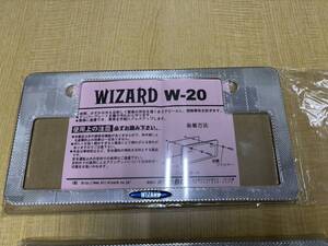 ウィザード WIZARD　W20　ナンバーフレーム　希少　レア品　未使用　保管品