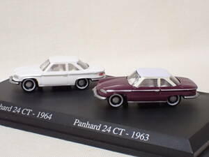 レア！U.H. 1/87 パナール 24CT　２台セット　Panhard 24CT 1963 & 1964　シトロエン DS