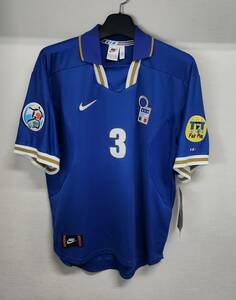 1996 イタリア Italy(H)#3 マルディーニ MALDINI 半袖 1996ユーロ Nike イングランド大会仕様 XL