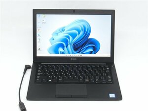 カメラ内蔵/中古/12.5型/薄型ノートPC/Win11Pro/新SSD256GB/8GB/6世代i5　6300U/DELL　Latitude　7280　HDMI/USB3.0　MSOffice2021搭載