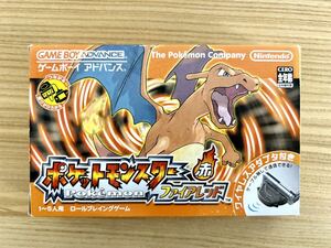 【限定即決】ポケットモンスター ファイアレッド 箱-取説‐アダプタあり 任天堂 AGB-R-BPRJ N.2747 ゲームボーイ アドバンス レア レトロ