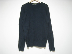 ZARA MAN ザラ トップス ニット 長袖 丸首 ネイビー 紺 サイズ EUR M USA M MEX 40