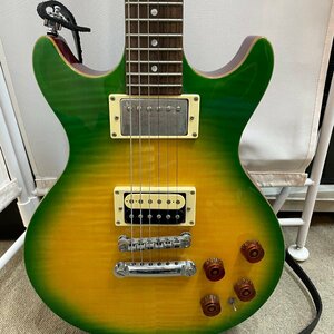 ♭R♭ グラスルーツ エレキギター 中古品 横山健 動作確認済み GreenBurst ESP 助六 IGUANA ♭J-231148