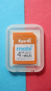 中古　Eyefi mobi 4G アクティベーションコード付き　パソコンに転送確認済み（別途,転送ソフト必要）