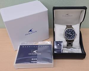 【＃11776】☆美品☆CASIO/カシオ◆OCEANUS オシアナス/OCW-T200◆タフソーラー 電波時計 ☆箱・コマ付☆