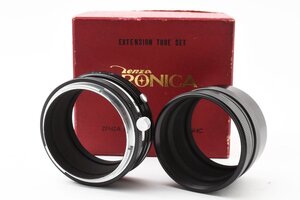 ◇◆ 極美品 ゼンザブロニカ Zenza Bronica エクステンション チューブリング C-A C-B C-C C-D 箱付 動作確認済 9922 ◆◇