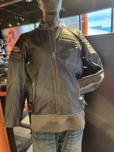 【ハーレーダビッドソン】JACKET-GMHR　98028-18AC　メンズレザージャケットＬサイズ　★店頭展示品/新品同様商品★　