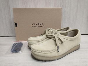 箱付き★ Clarks クラークス ワラビー ショートブーツ サイズ23.5cm 26773 スエード・サンドベージュ