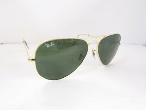 Ray-Ban RB3025 AVIATOR レイバン アビエーター サングラス ケースなし 本体のみ 中古品 ◆140342