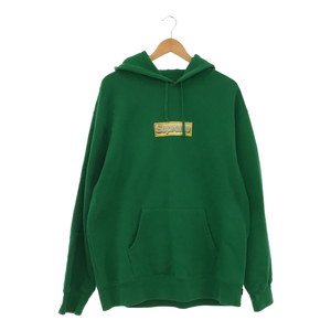 Supreme シュプリーム 【men722D】 22SS Bling Box Logo Hooded Sweatshirt ブリングボックスロゴ プルオーバーパーカー カナダ製 L HC