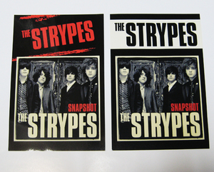 ザ・ストライプ「スナップショット」初回CD購入特典 ステッカー2枚セット 非売品 未使用 THE STRYPES『Snapshot』