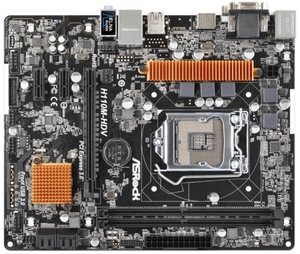 ASRock H110M-HDV LGA Socket 1151 Intel H110 Micro ATX Intel Desktop Motherboard