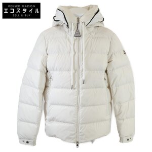 美品/国内正規/24年製 MONCLER モンクレール CARDERE フーディダウン ジャケット 2 ホワイト メンズ