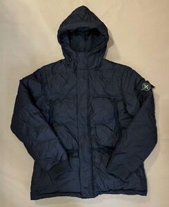 STONE ISLAND ストーンアイランド ダウンジャケット フード付き XL メンズ ブラック 防寒着 防風 冬服