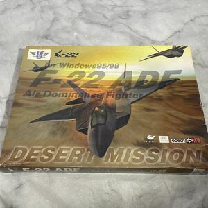 レア 未使用 Windows95/98 PC CDソフト F-22 ADF エア・ドミナンスファイター デザートミッション desert mission