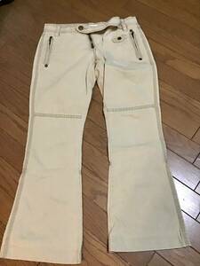 【tommy jeans/トミージーンズ】パンツ/1★ベージュ★レディース★USED