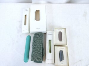 中古品 IQOS ILUMA アクセサリー 6点 まとめ セット アイコス 電子タバコ ドアカバー スリーブ グリーン 緑 / 名古屋発11-153△