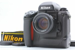 美品★ ストラップ付★ Nikon F5 SLR Camera AF Nikkor 50mm f1.4 ニコン ニッコール 35ｍｍ 一眼レフ フィルムカメラ 標準レンズセット