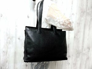 極美品 LOEWE ロエベ トートバッグ ショルダーバッグ バッグ レザー 黒 A4収納可 75204