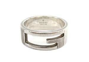 GUCCI グッチ Gロゴ リング 指輪 シルバー SV925 SIZE:約18号 ∠UP4714