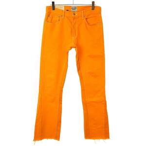 GALLERY DEPT. ギャラリーデプト Orange La Flare Denim Pants 501 再構築フレアデニムパンツ オレンジ 32 ITB6JPQ4HUS2