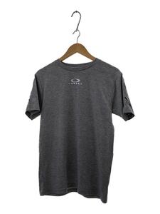 OAKLEY◆Tシャツ/S/ポリエステル/GRY