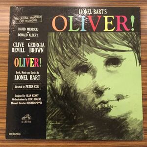 見開きLP ORIGINAL BROADWAY CAST REC / Oliver! / LOCD-2004 / Lionel Bart Clive revile / 5枚以上で送料無料