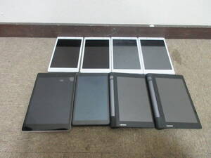 棚4・A6　LAVIE　PC-TE508HAW/NEC PC-TE508BAW/Lenovo　YOGA/LUCA　IRIS OHYAMA/HTC Nexus タブレット スタンド 8台セット