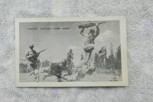 実物 WW2 米陸軍 ポストカード 訓練所 US ARMY PHOTO POST CARPS 2