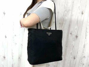 極美品 PRADA プラダ テスート トートバッグ ショルダーバッグ バッグ ナイロン 黒 76717