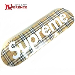 未使用 Supreme シュプリーム BURBERRY(バーバリー) コラボ Beige デッキ スケートボード ウッド ベージュ ユニセックス【中古】