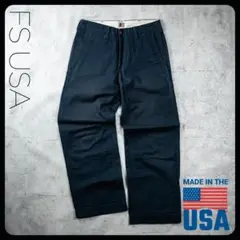 FS USA WIDE CHINO PANTS NAVY MEDIUM