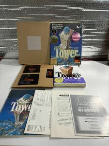 ★オープンブック製　タワー　Tower 高層ビルシュミレーション　マッキントッシュ　3.5HDFD　パソコンソフト　中古品★