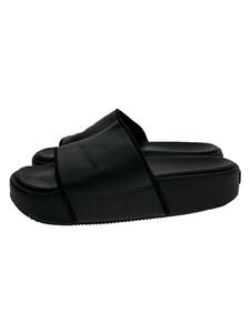 Y-3◆Y-3 SLIDES/27.5cm/ブラック/レザー/FZ6403