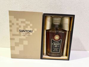 【新品未開栓】古酒 SUNTORYサントリー CREST クレスト 12年 700ml 80サイズ（418）