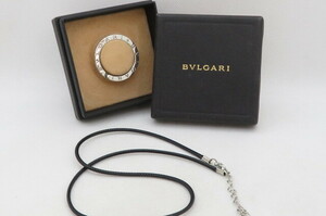 1円～【ほぼ未使用】BVLGARI ブルガリ B-ZERO1 ビーゼロワン ネックレス/チョーカー/キーリング　5-8-27