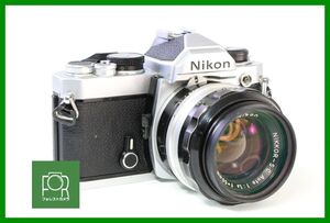 【同梱歓迎】実用■Nikon FM / Nikkor-S・C Auto 50mm F1.4■シャッター全速・露出計完動■■AJ203