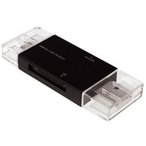 【新品】Digio2 USB2.0 Type-C＆A カードリーダー CRW-DCSD88BK ブラック