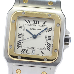 カルティエ CARTIER W20011C4 サントスガルベLM デイト クォーツ メンズ _865081